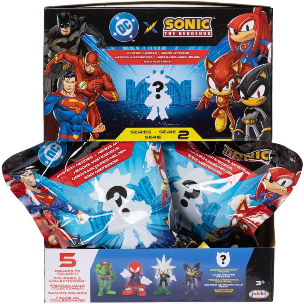 Jakks Pacific - DC x Sonic the Hedgehog - 2.5" Figure Wave 2 Blind pack PDQ